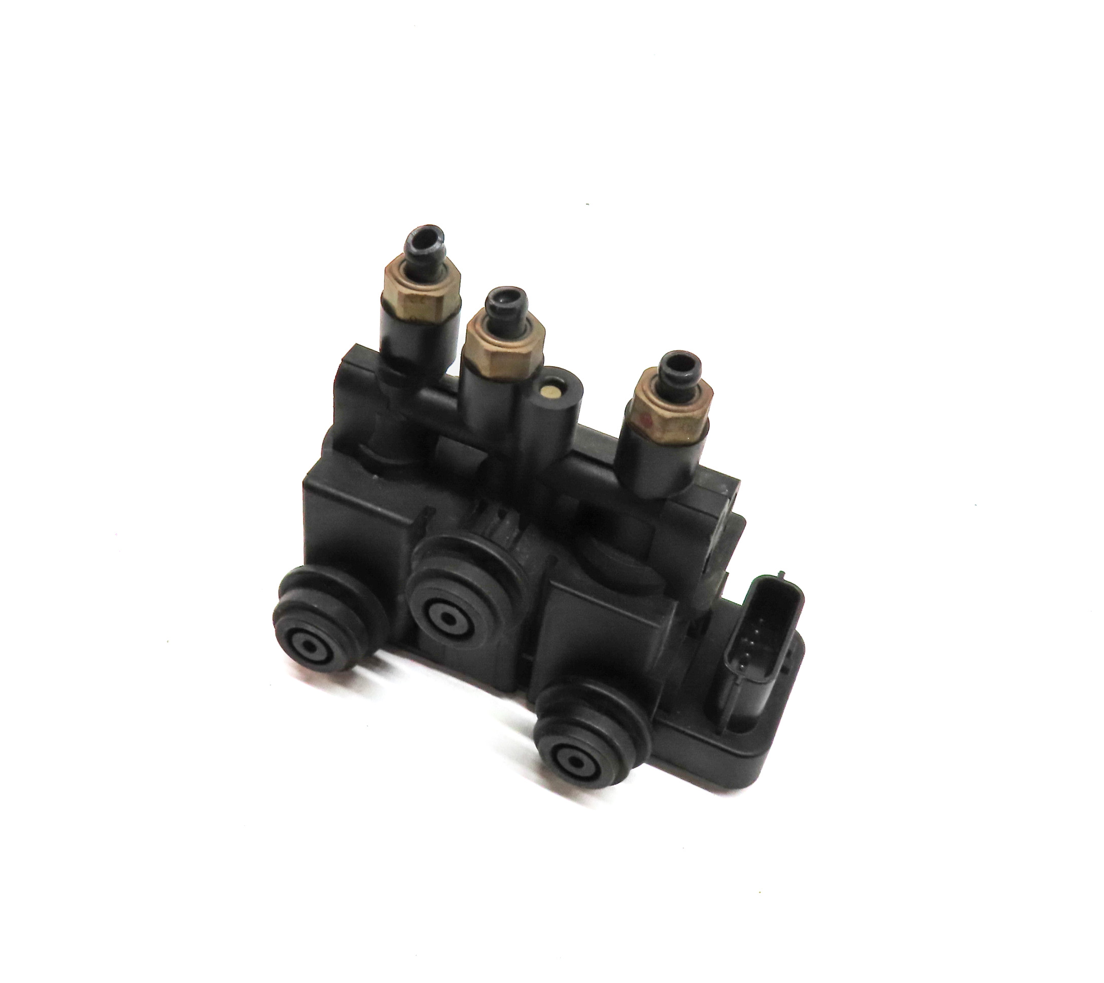 2016 RANGE ROVER SPORT (L494) AIR SUSPENSION TRANSFER RELIEF VALVE BLOCK — exact item pictured